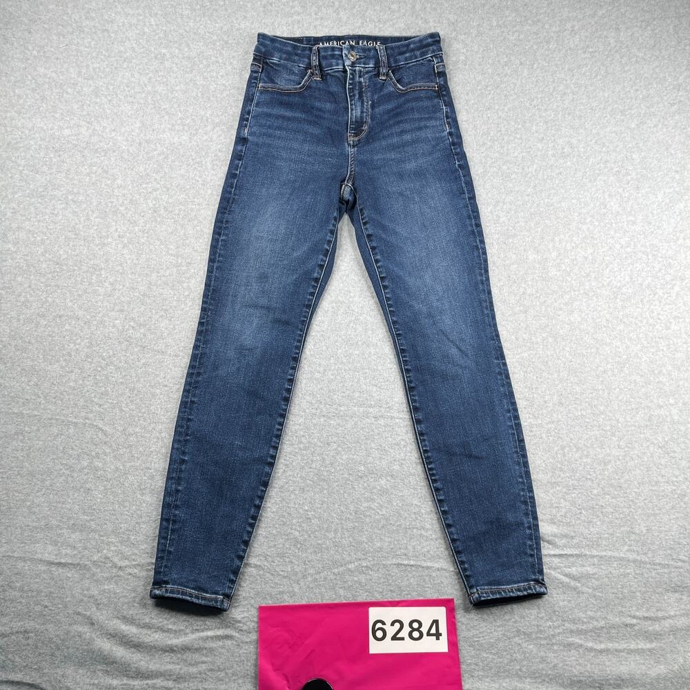 American Eagle Jeans Curvy Super High Rise Jeggings Womens Size 0 Stretch